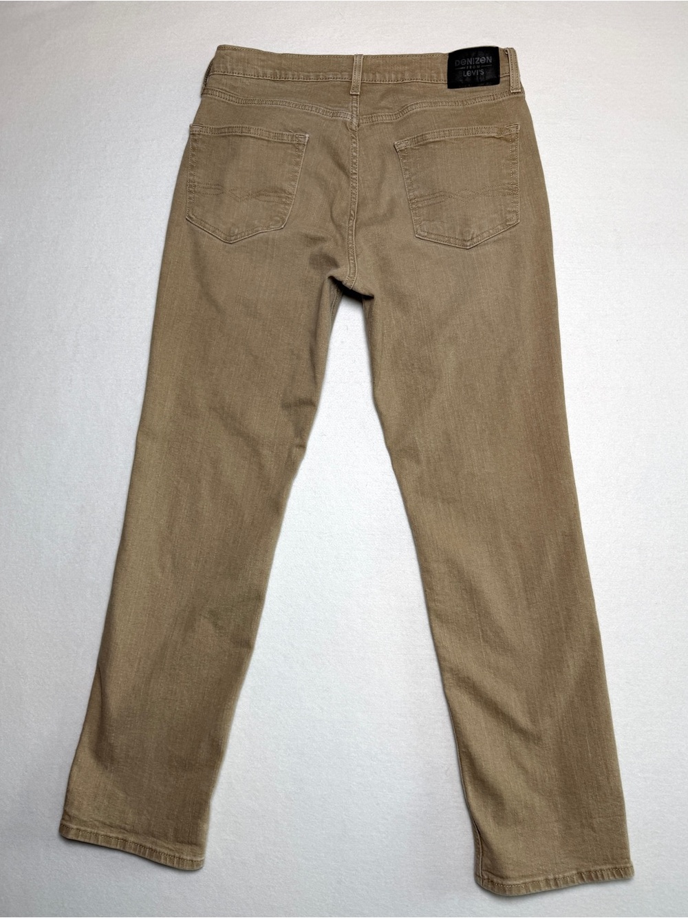 Levi's Men's Denizen 213 Straight Beige/Tan Actual Size 32 X 30 READ DESCRIPTION - Picture 2 of 10